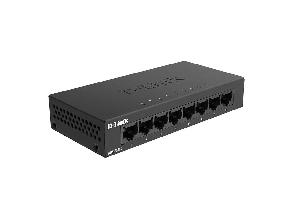 D-Link DGS-108GL — 8-Port Gigabit Switch