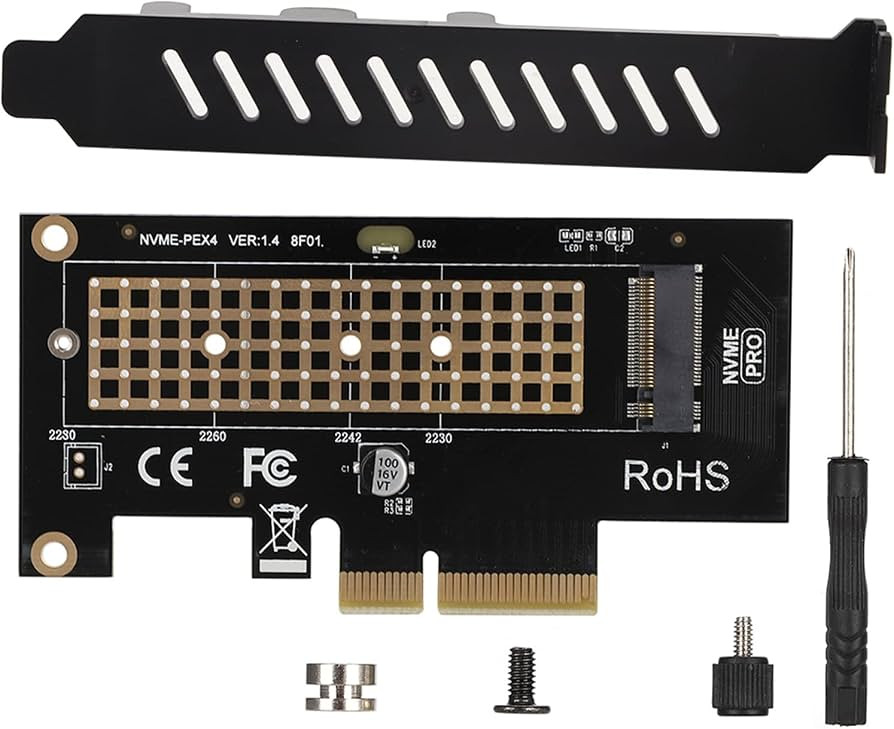 JEYI M.2 NVME SSD to PCIe 4.0 x1 Adapter Card