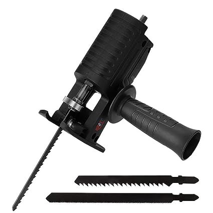 Drill Jig Saw Connector for Woodworking – Drill Attachment & Cutting Tool