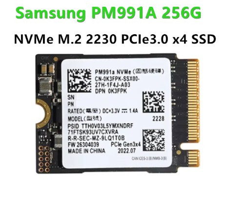 SAMSUNG PM991 256GB NVME SSD
