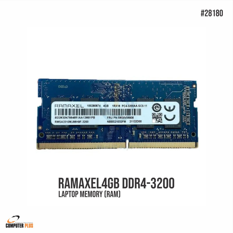 4GB DDR4 3200 RAMAXEL SODIM