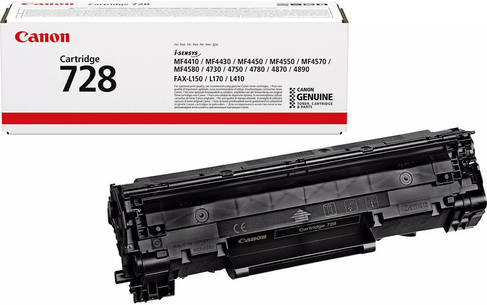 Canon 728 Black Toner Cartridge