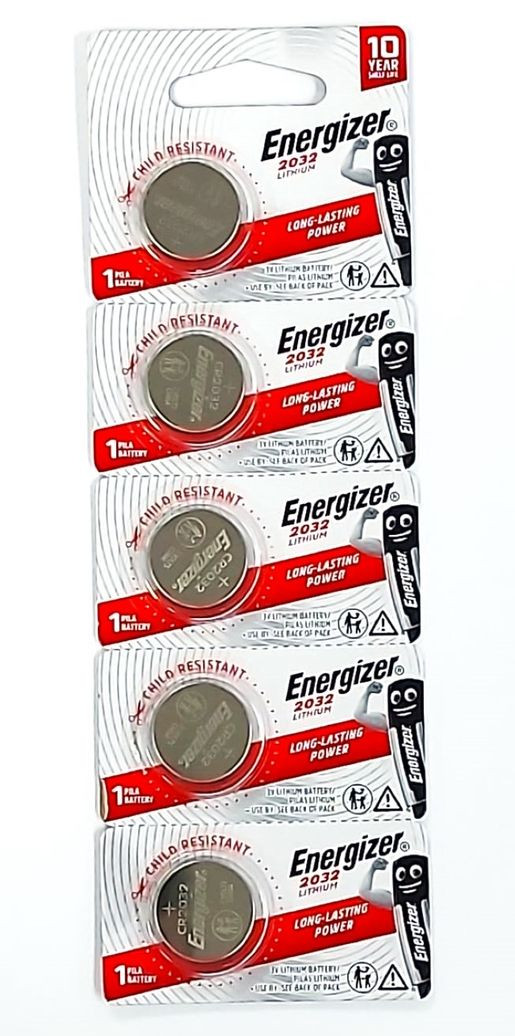 Energizer CR2032 3V Lithium Coin Cell Battery